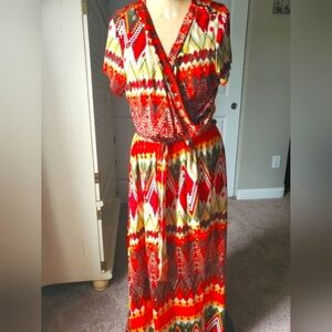 Maxi wrap dress Ashley Stewart 18/20
